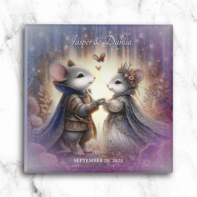 Renaissance-Messe verzauberte Holzlandeheihe Magnet (Von Creator hochgeladen)