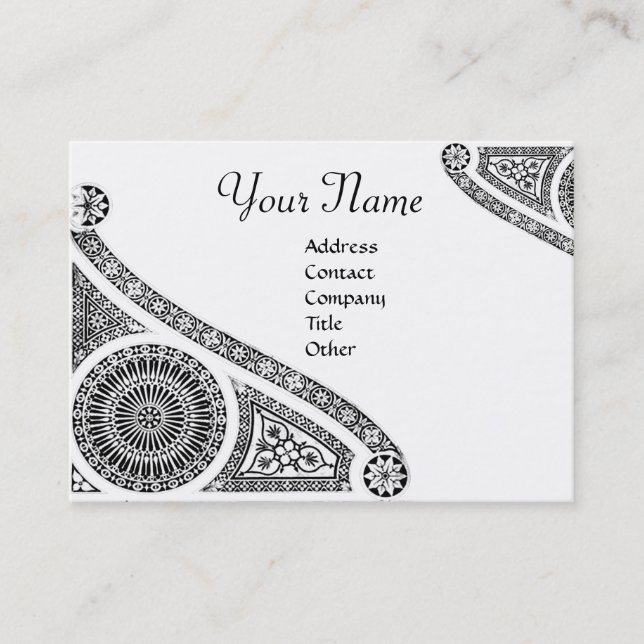 RENAISSANCE Monogramm 2 Visitenkarte (Vorderseite)