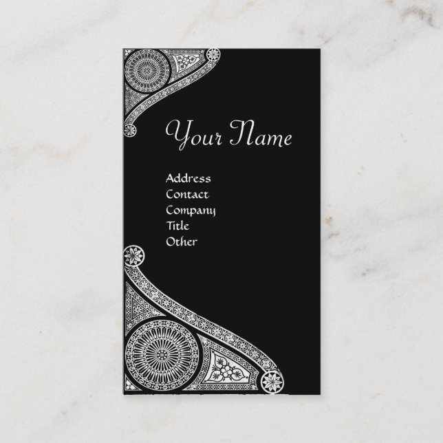 RENAISSANCE-MONOGRAMM 4 VISITENKARTE (Vorderseite)