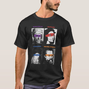 Renaissance Ninja Artists Funny Sprichwort Pop Art T-Shirt