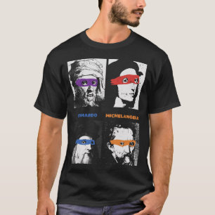 Renaissance Ninja Artists Funny Sprichwort Pop Art T-Shirt