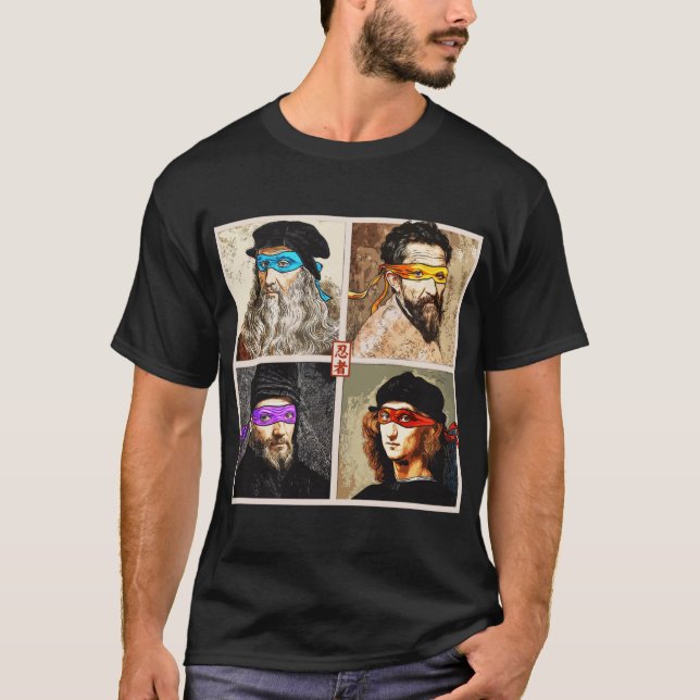 Renaissance-Ninja-Meister-Geschenk T-Shirt (Vorderseite)