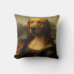 Renaissance-Porträt-inspirierte Golden-Retriever-K Kissen