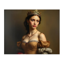 Renaissance-Prinzessin: Bronze Barocke Schönheit