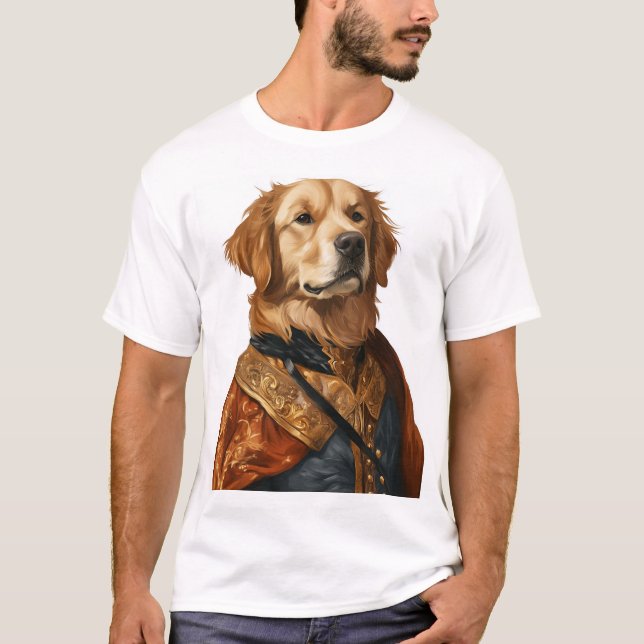 Renaissance Rover � Classical Art Dog T-Shirt (Vorderseite)