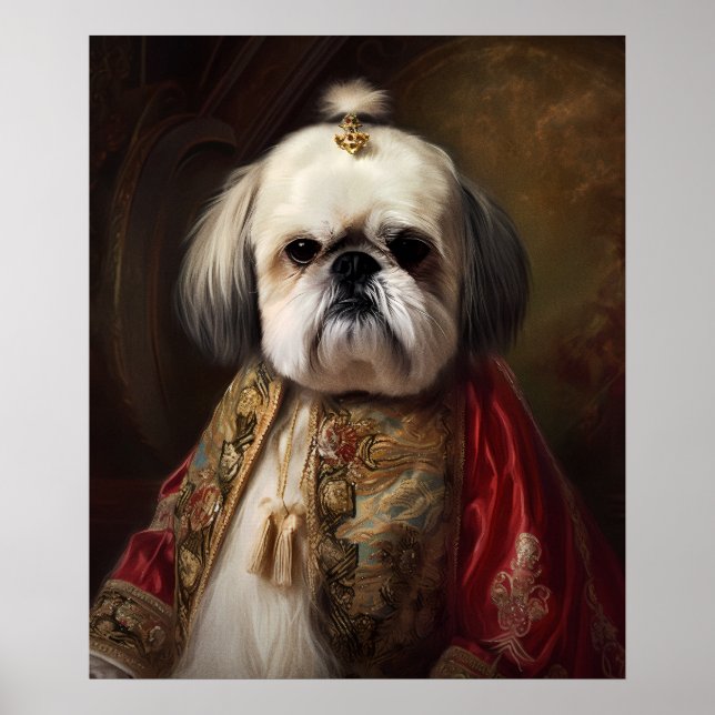 Renaissance Shih Tzu Poster (Vorne)
