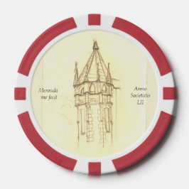 Renaissance Sketch Playing Token Pokerchips