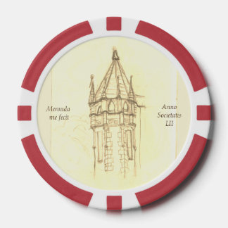 Renaissance Sketch Playing Token Pokerchips