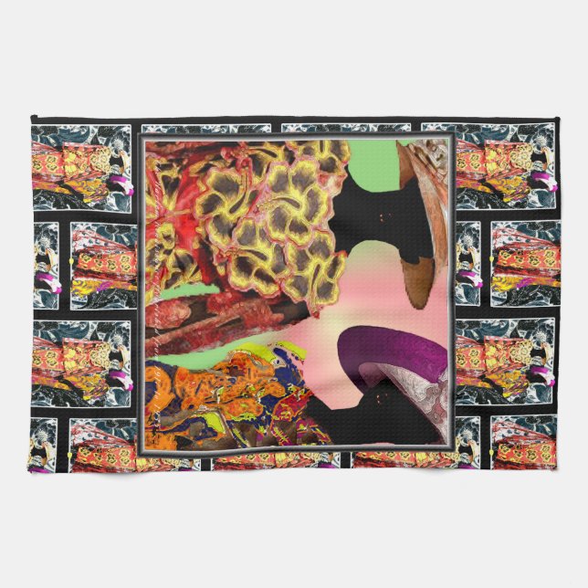 "Renaissance-Strahlung" Geschirrtuch (Horizontal)