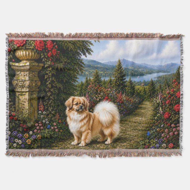 Renaissance Tibetanischer Spaniel Decke (Vorderseite)