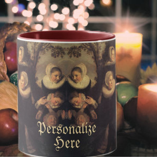 Renaissance-Wiedersehen-Fallporträt Tasse