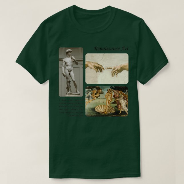 Renaissancegemälde 2 T-Shirt (Design vorne)