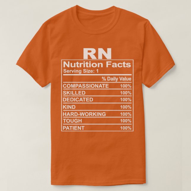 renal nurse nurtition label T-Shirt (Design vorne)