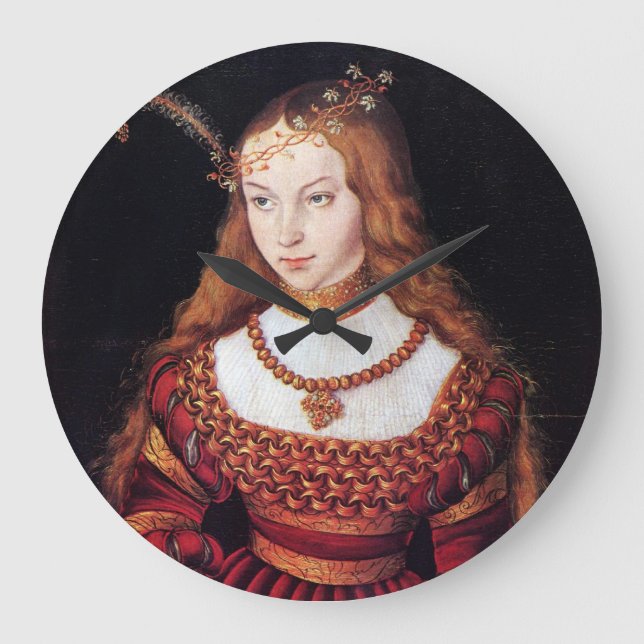 RENASSAINCE SCHAUTY, FASHION JEWELRY COSTUME DESIG GROßE WANDUHR (Vorderseite)