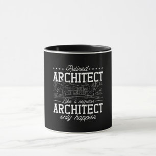 Renaturierte Architekten-Jobarchitektur Tasse