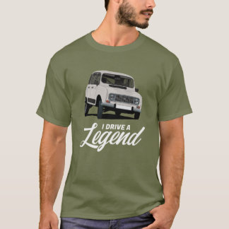 Renault 4 - Ich fahre eine Legende - in 38 Farben T-Shirt
