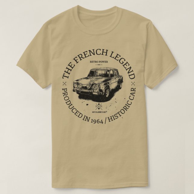 Renault R8 Gordini T-Shirt (Design vorne)