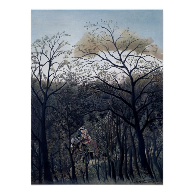 Rendezvous im Wald 1889 Poster (Vorderseite)