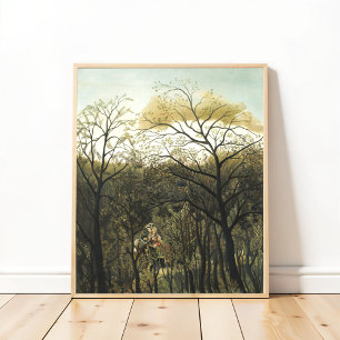 Rendezvous im Wald, Henri Rousseau Poster