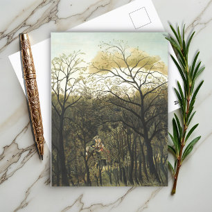 Rendezvous im Wald, Henri Rousseau Postkarte