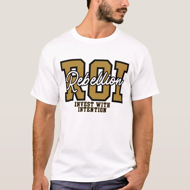 Renditeaufschwung investiert mit Intention Wealth  T-Shirt (Vorderseite)