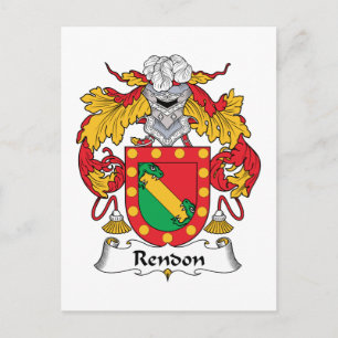 Rendon Familienwappen Postkarte