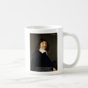 Rene Descartes löst Probleme Weisheit Zitate Gesch Tasse