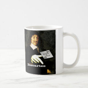 RENÉ DESCARTES steuer zahlt Kaffeetasse