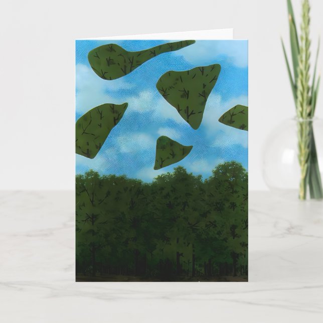 Rene Magritte Kunst Karte (Vorderseite)