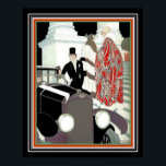 Rene Vincent Art Deco Print "Automobilia" 16 x 20 Poster<br><div class="desc">René Vincent,  Cover Art for Automobilia,  Juli 1922</div>