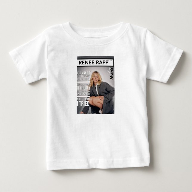 Renee Rapp Snow Angel Magazine Cover Baby T-shirt (Vorderseite)