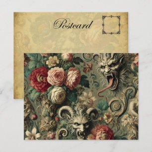 🩸 Renegade Harvest - Gothic Viktorianisch Feiertagspostkarte