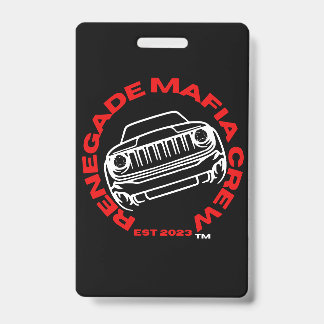 Renegade-Mafia-Crew-Abzeichen Ausweis