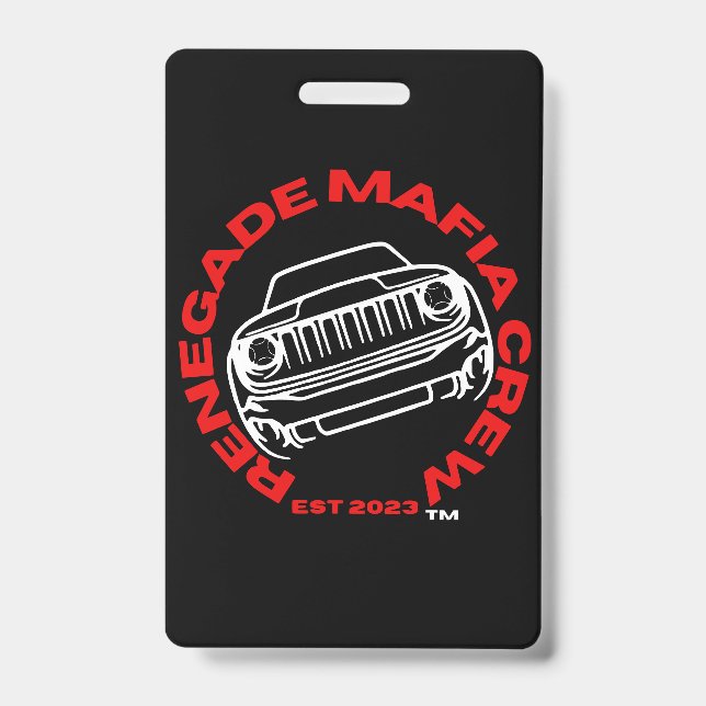 Renegade Mafia Crew Abzeichen Ausweis (Vorderseite)