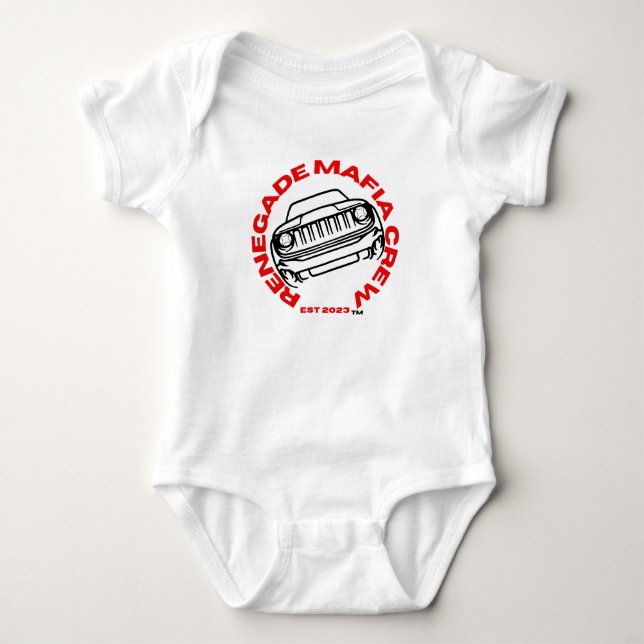Renegade Mafia Crew für Baby Strampler (Vorderseite)