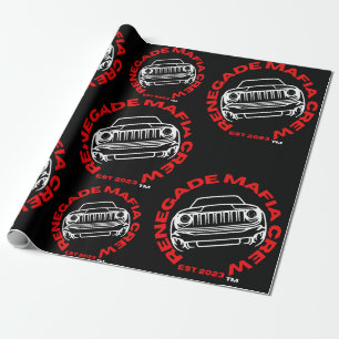 Renegade Mafia Crew Wrapping Paper Geschenkpapier