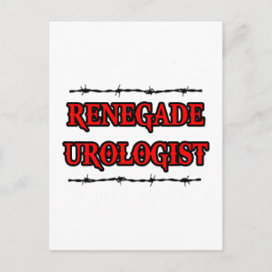 Renegade Urologist Postkarte