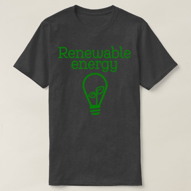Renewable energy T Shirt Classic TShirt (Design vorne)