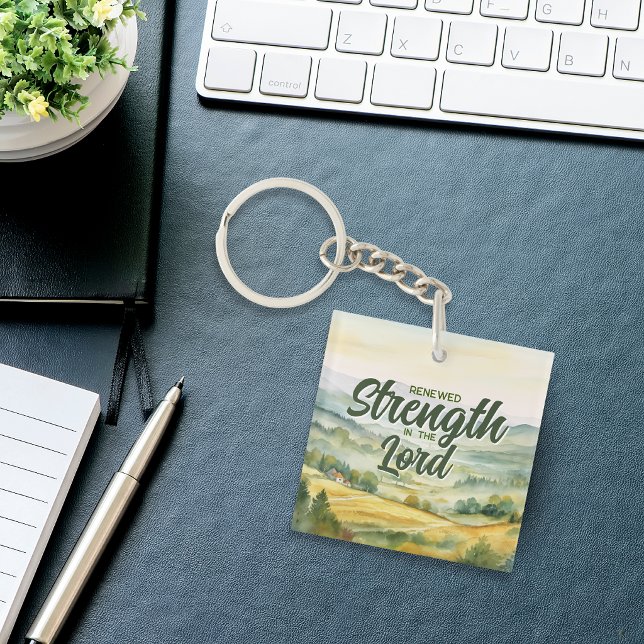 Renewed Strength in the Lord Christian Schlüsselanhänger (Von Creator hochgeladen)