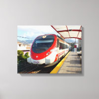 Renfe-Zug am Bahnhof Los Boliches, Costa del Sol