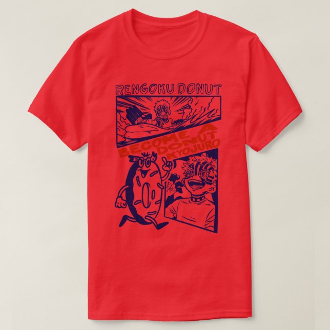 Rengoku donut werden Donut kyojuro T-Shirt (Design vorne)