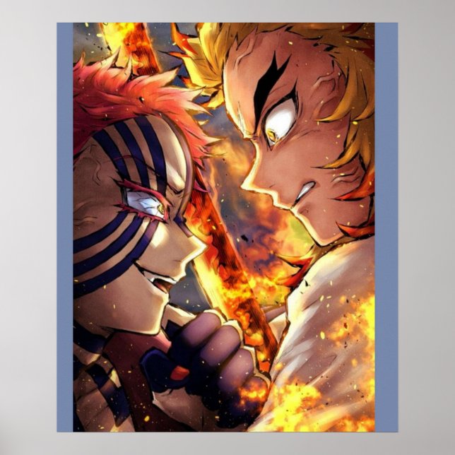 Rengoku Flame Pillar Demon Slayer Kimetsu no Yaib Poster (Vorne)
