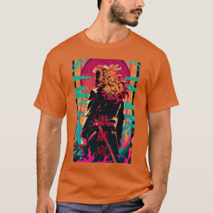 Rengoku Vaporwave Neon Filmplakat lustig T-Shirt