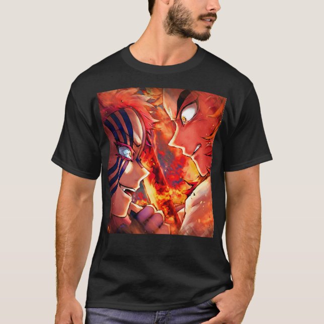 Rengoku vs Akaza T - Shirt (Vorderseite)