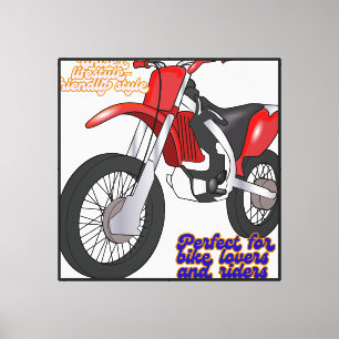Renn-Dirt-Bike-Kunst Leinwanddruck
