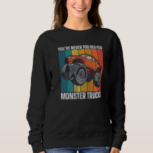 Renn-Monster-Truck für einen Monster-Truck-Fan Sweatshirt