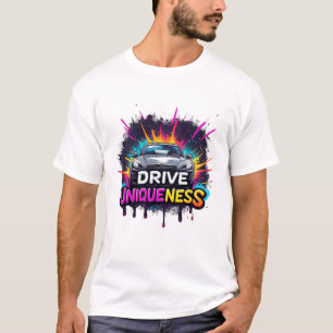 Rennauto Einzigartigkeit Sportwagen Graffiti-Kunst T-Shirt