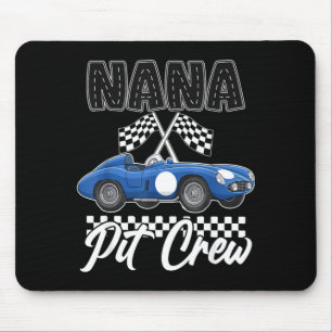 Rennauto-Geburtstagsfeier Rennfamilie Nana Pit Mousepad