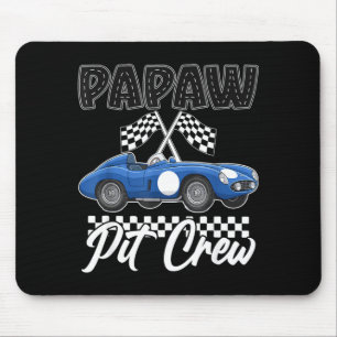 Rennauto-Geburtstagsfeier-Rennfamilie-Papaw-Pit Mousepad