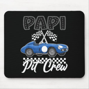 Rennauto-Geburtstagsfeier Rennfamilie Papi Grube Mousepad